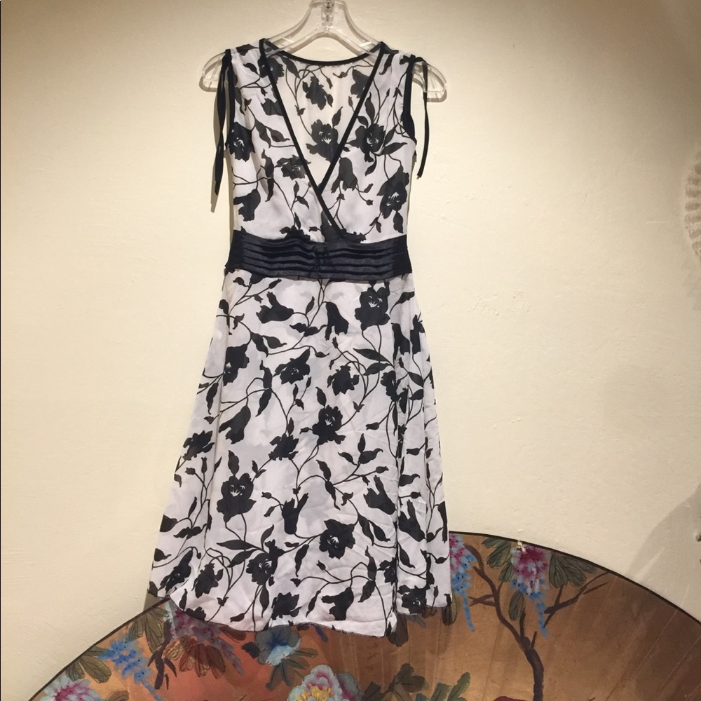 Floral dress.